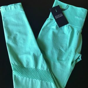 NVGTN mint reveal seamless leggings